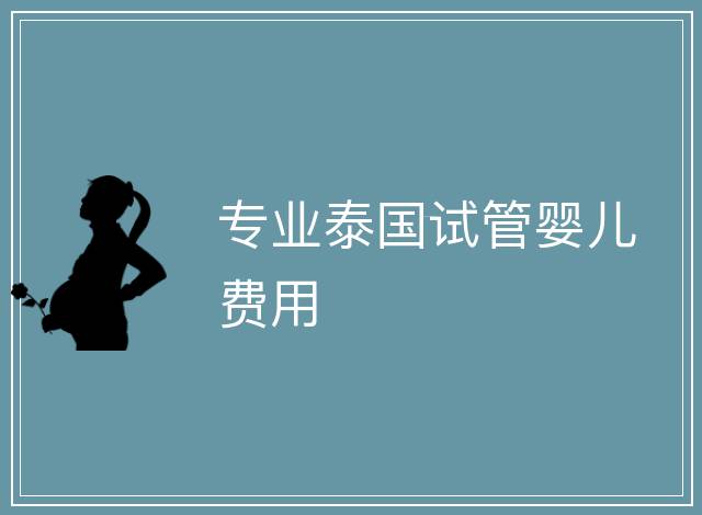 專業(yè)泰國試管嬰兒費(fèi)用