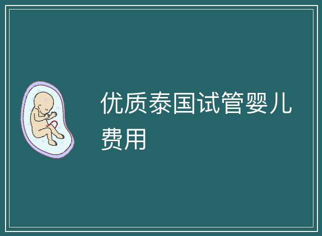 優質泰國試管嬰兒費用