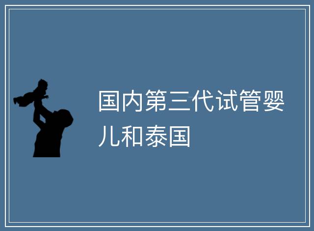 國(guó)內(nèi)第三代試管嬰兒和泰國(guó)